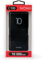 Портативна батарея Nomi C100 10000 mAh Black