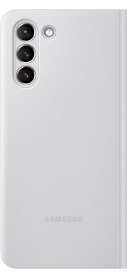 Чехол для сматфона Samsung S21 Smrt Clear View Cov. Light Gray/EF-ZG991CJEGRU