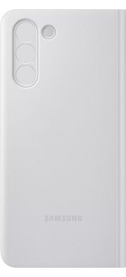 Чехол для сматфона Samsung S21 Smrt Clear View Cov. Light Gray/EF-ZG991CJEGRU