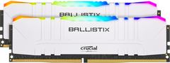 Оперативний запам'ятовувальний пристрій Crucial Ballistix DDR4 2x8Gb 3200Mhz BL2K8G32C16U4WL White RGB