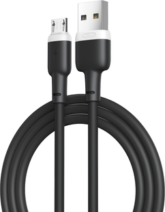 Кабель XO NB208 microUSB 1m 2.4A Black
