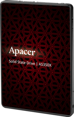 SSD внутренние ApAcer AS350X 256GB SATAIII 3D NAND (AP256GAS350XR-1)
