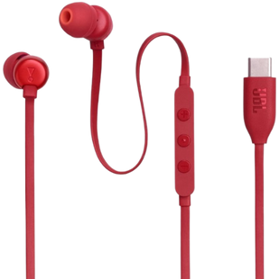 Гарнитура JBL TUNE 310C USB-C Red (JBLT310CRED)
