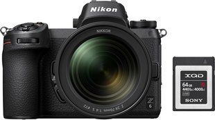 Цифрова системна фотокамера Nikon Z 6 + 24-70mm f4 + 64 GB XQD