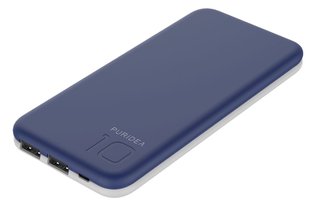 Портативний зарядний пристрій Puridea S2 10000mAh Li-Pol Rubber Blue & White