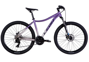 Велосипед AL 27,5" Leon XC LADY 105 DD CS рама-18" бузковий зі сріблястим 2025