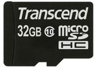 Карта памяти Transcend microSDHC 32 GB Class 10