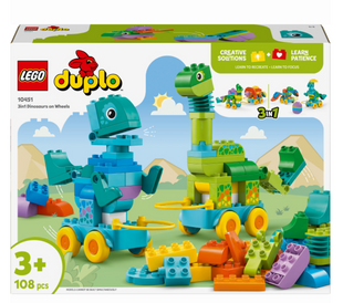 Конструктор LEGO DUPLO Town Динозавры на колесах 3в1