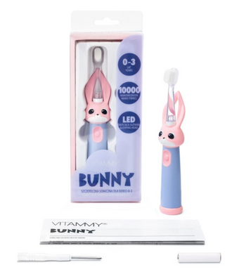 Электрическая зубная щетка Vitammy Bunny Light Pink (от 0-3 лет)