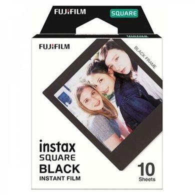 Касети Fuji SQUARE film Black Frame Instax glossy