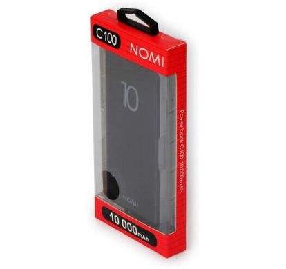 Портативная батарея Nomi C100 10000 mAh Black