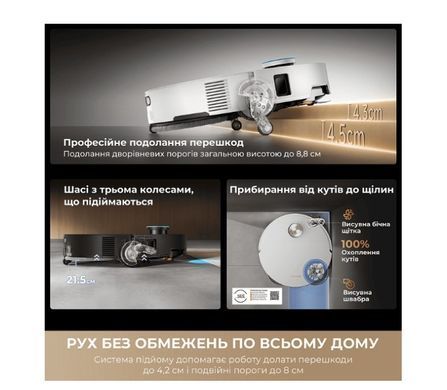 Робот-пилосос миючий Dreame Bot X60 Ultra Complete Black