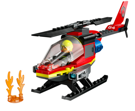 Конструктор LEGO City Пожарный спасательный вертолет