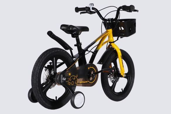 Велосипед MG 16" SPACE KID ANDROMEDA DD рама-9" желто-черный 2026