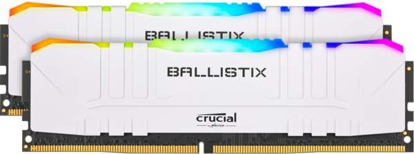Оперативний запам'ятовувальний пристрій Crucial Ballistix DDR4 2x8Gb 3200Mhz BL2K8G32C16U4WL White RGB
