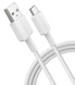 Кабель Anker 322 USB-A to USB-C - 1.8m Nylon White фото 2