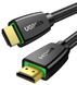 Кабель Ugreen HD118 High-End HDMI Cable Nylon Braid 1m (Чорний) фото 7