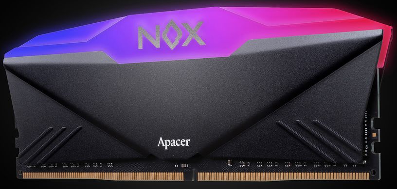ОЗУ ApAcer DDR4-3200 16384MB PC4-25600 (Kit of 2x8192) NOX RGB (AH4U16G32C08YNBAA-2)