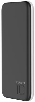 Портативное зарядное устройство Puridea S2 10000mAh Li-Pol Rubber Black & White