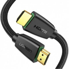 кабель Ugreen HD118 High-End HDMI Cable Nylon Braid 1.5m (Чорний)