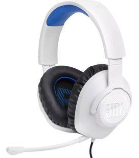 Наушники JBL Quantum 100P (JBLQ100PWHTBLU) White/Blue