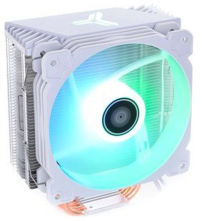 Вентилятор Qube Кулер проц. QB-OL1000 White (120mm / 4pin / 4теплтруб)