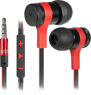Наушники Defender (64454) Arrow черный + красный