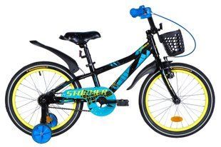 Велосипед 18" Formula STORMER 2021 (черно-красный с желтым)