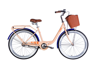 Велосипед 26" Dorozhnik Lux Velosteel 2025 17" пудровий