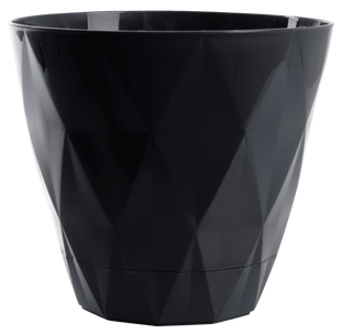 Цветочный горшок Violet House 0198 PRIZMA DARK GREY 1.5 л