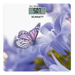 Весы напольные электронные ScarlettT SC-BS33E072 бабочка