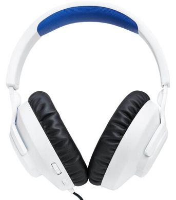 Навушники JBL Quantum 100P (JBLQ100PWHTBLU) White/Blue