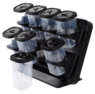 Набір спецівниць Violet House 0521 Spice Black, 8 шт