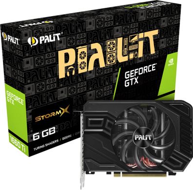 Видеокарта PALIT GeForce GTX 1660 SUPER StormX 6GB GDDR6