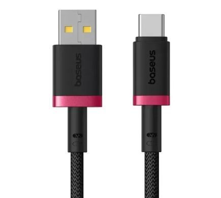 Кабель Baseus USB-Type-C 60W 2m (P10377802U01-03)червоно чор