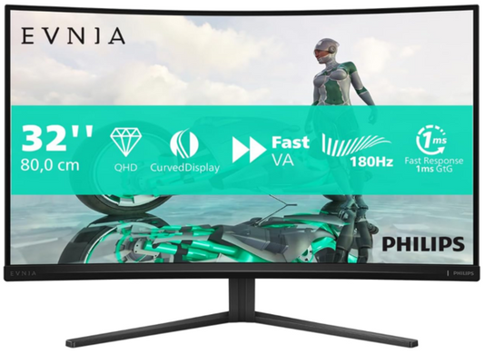 Монiтор 31.5" Philips Evnia 32M2C3500L/00 Black