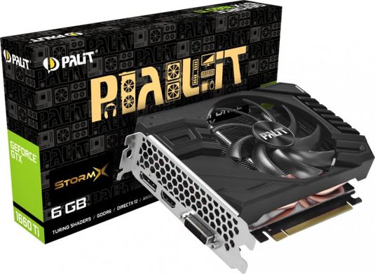 Видеокарта PALIT GeForce GTX 1660 SUPER StormX 6GB GDDR6