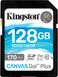 Карта памяти Kingston SDXC 128GB Canvas Go+ Class 10 UHS-I U3 V30 (SDG3/128GB) фото 1