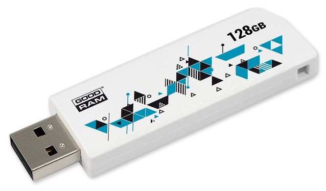 Flash Drive GoodRam UCL2 Cl!ck 128GB (UCL2-1280W0R11) White