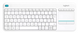 Клавіатура LogITech Wireless Touch K400 Plus, US, White (920-007146) фото 1