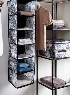 Органайзер Idea Home NP-121 Anthracite Flowers 28x28x112 см