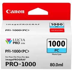 Картридж струмен. Canon PFI-1000 PC Photo Cyan