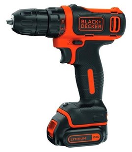 Шуруповерт Black&Decker Дриль/гвинтоверт BDCDD12, 10.8V, 26Нм, Li-Ion