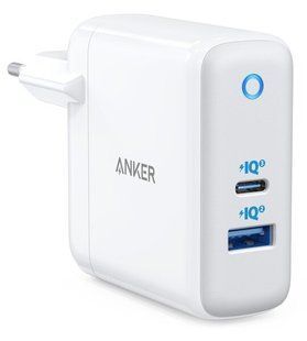 мережева зарядка Anker PowerPort+ Atom III - 60W Power IQ 3.0 (Білий)