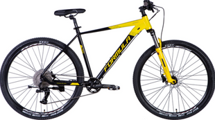 Велосипед AL 29" Formula ZEPHYR 1.0 DD CS рама-21" чорно-жовтий 2024