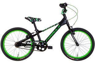 Велосипед AL 20" Formula Kid SLIM BH рама-10" черный с зеленым 2026