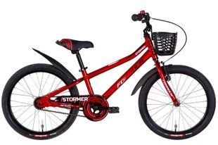 Велосипед 20" Formula STORMER 2022 (красный с черным и белым)