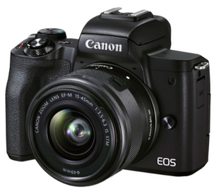 Цифровая камера Canon EOS M50 Mk2 + 15-45 IS STM + 55-200 IS STM Black (4728C041)