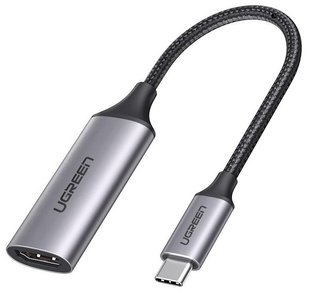 Адаптер Ugreen CM297 Type-C M - HDMI F Adapter 10cm (Gray)