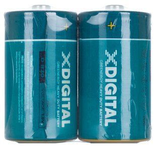 Батарейка X-Digital Longlife коробка R20 1X2 шт.